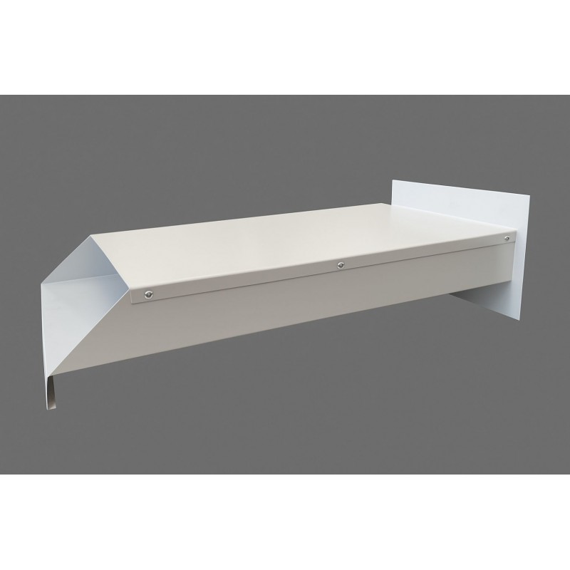 przelew attykowy z blachy powlekanej PVC