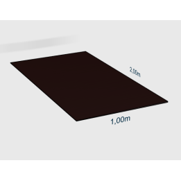 blacha powlekana PVC RAL 9005 - czarny
