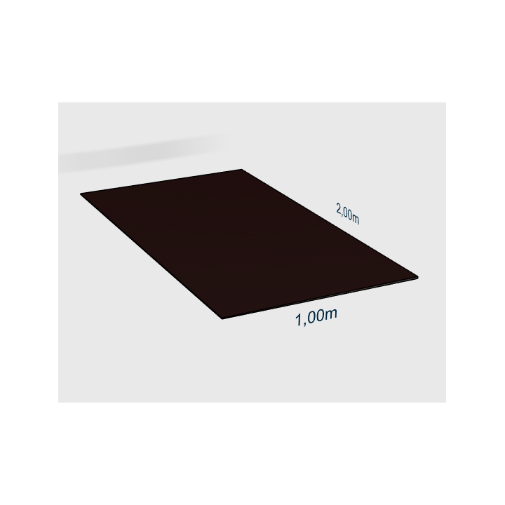 blacha powlekana PVC RAL 9005 - czarny