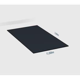 blacha laminowana PVC RAL 7016 - antracyt