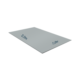 Blacha laminowana PVC szary - RAL 7040