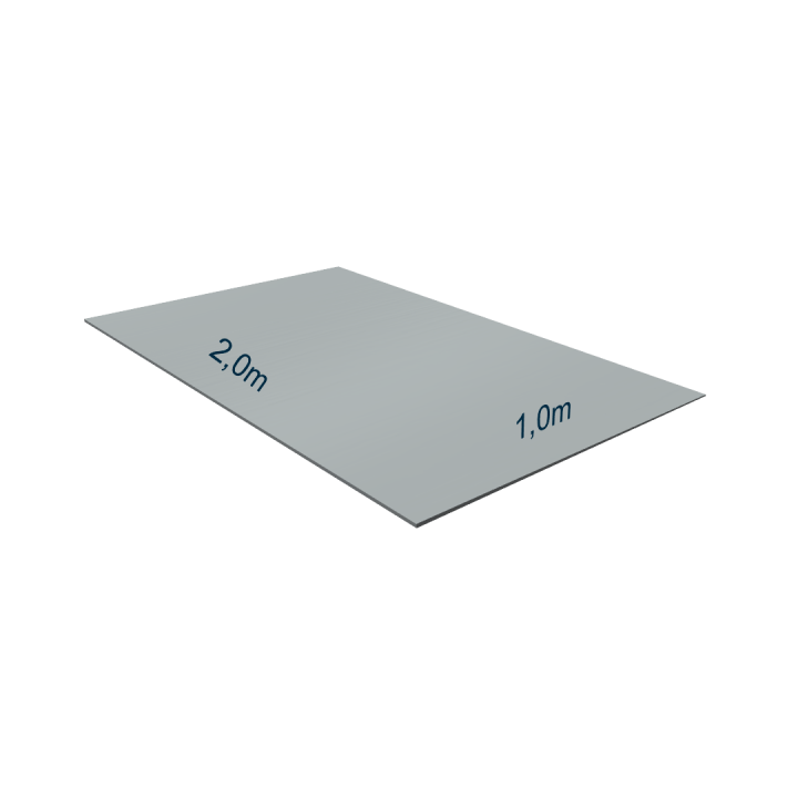 Blacha laminowana PVC szary - RAL 7040