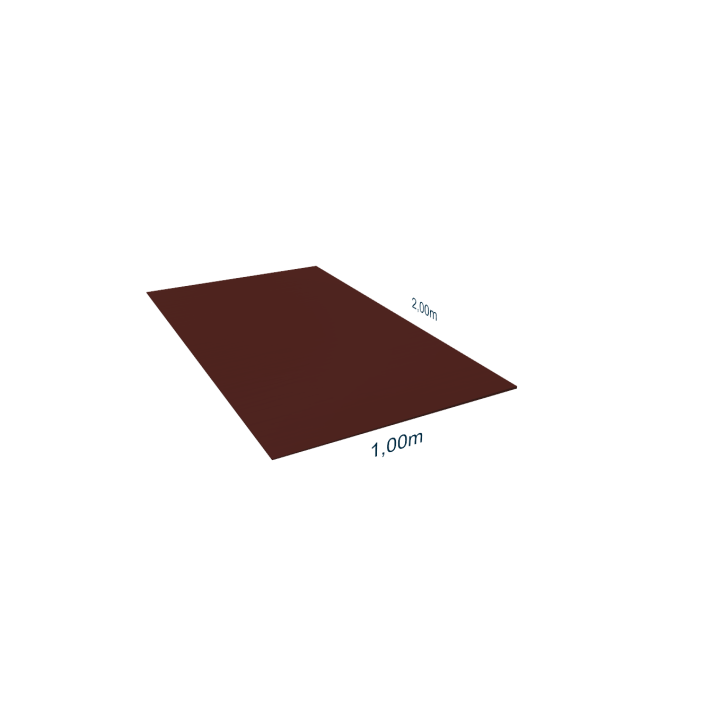 Blacha powlekana PVC brąz - RAL 8017