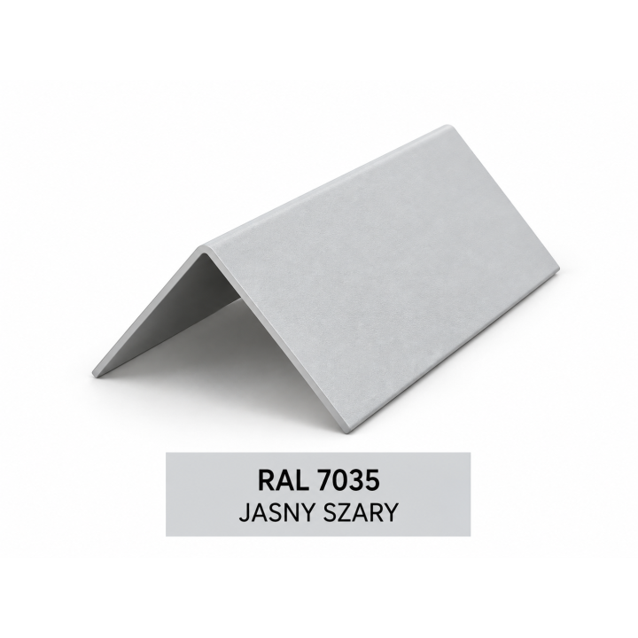 kątownik zewnętrzny 5x5cm  z blachy powlekanej pvc do membran PVC