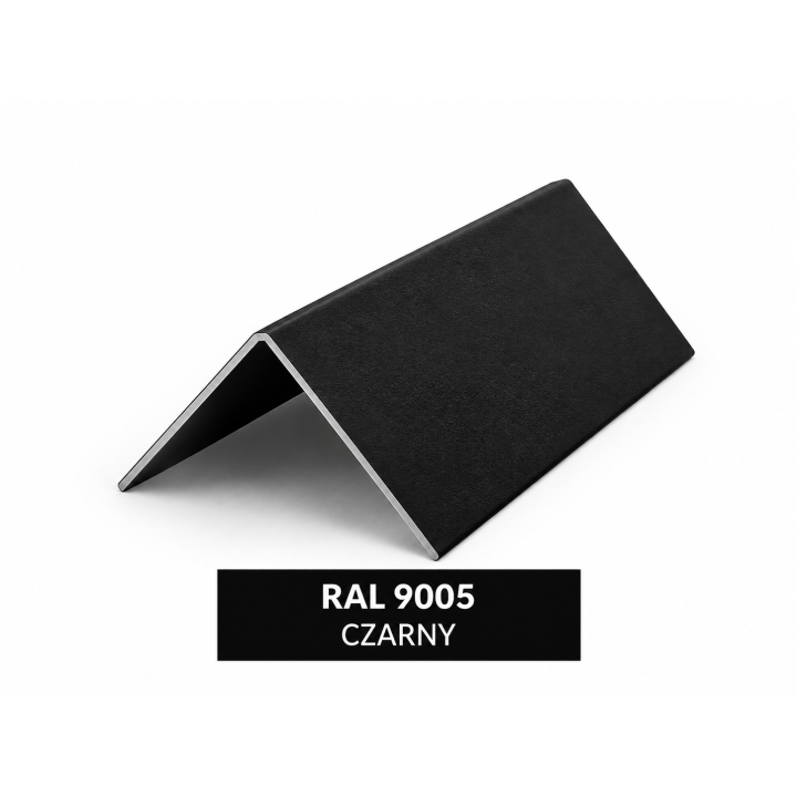 kątownik zewnętrzny 5x5cm  z blachy powlekanej pvc do membran PVC