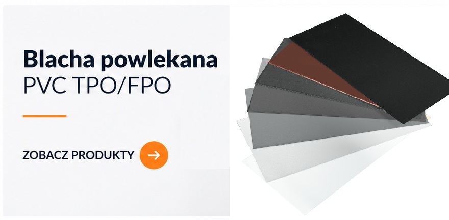 Blacha powlekana PVC TPO/FPO